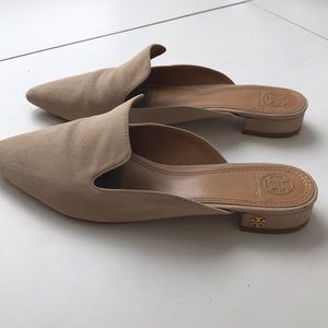 Tory Burch suede loafers